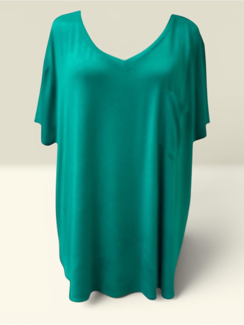 *LIKE NEW* Grace & Lace Teal V-Neck Tunic